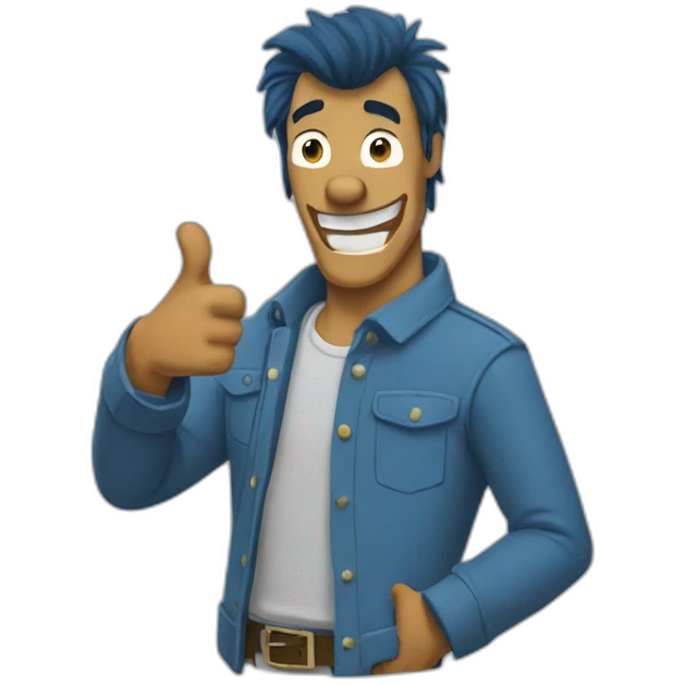 bojack horseman thumbs up emoji