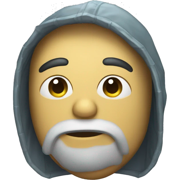 Noite fria de chuva emoji