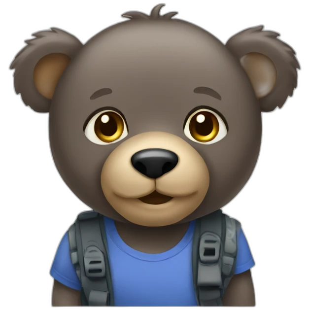 Special needs bear emoji