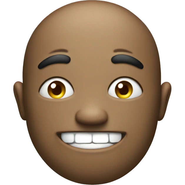 Smiley dude with a huge butt emoji