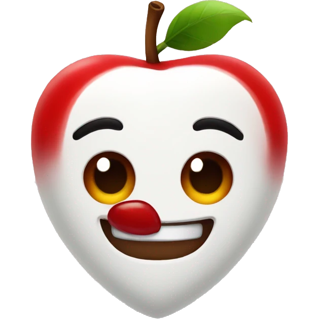 Heart cherry emoji