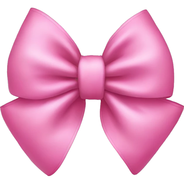 pink bow emoji