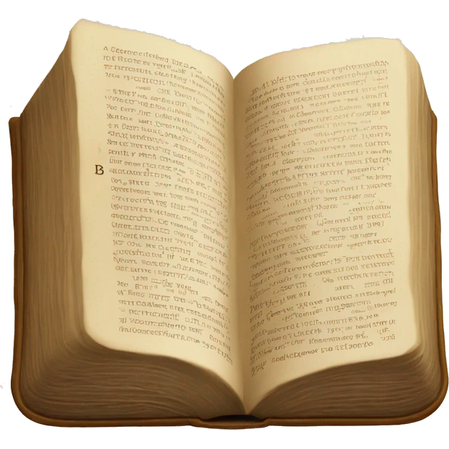 A bible emoji