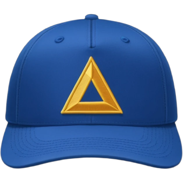 cap with triangle emoji