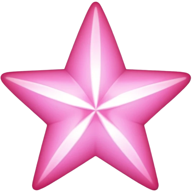 Pink star emoji