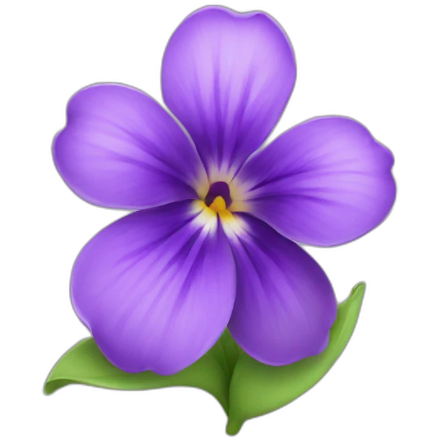 violet flower emoji