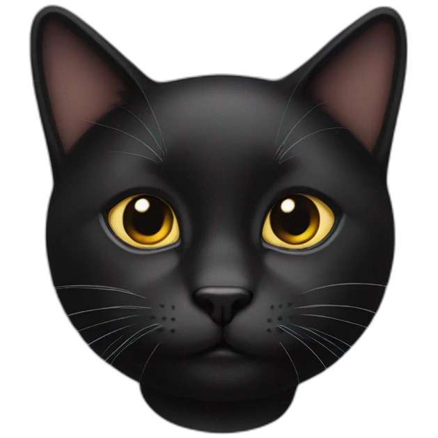black-cat emoji