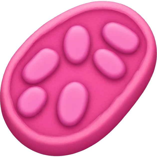 Pink mitochondria emoji