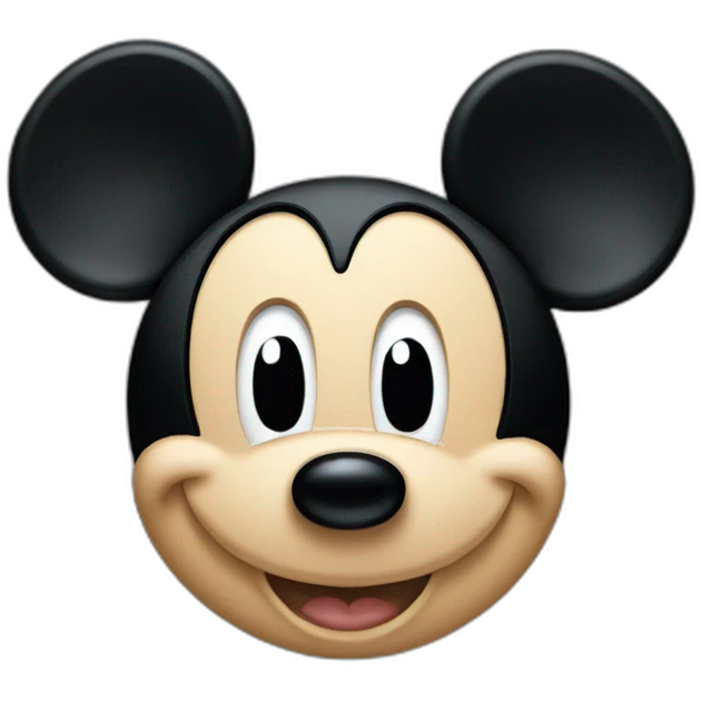 Mickey mouse click emoji