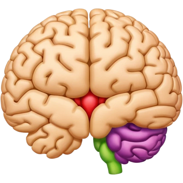 happy brain emoji