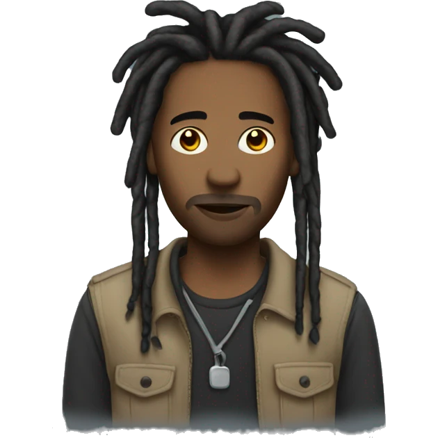 Man with dreads emoji