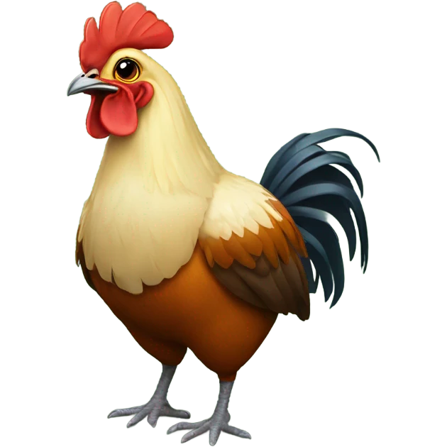 Jungle fowl emoji