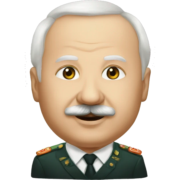 Lukashenko with potato emoji