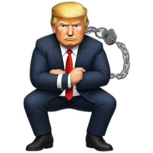 trump-in-handcuffs emoji