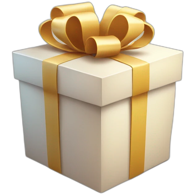 gift box with smile emoji