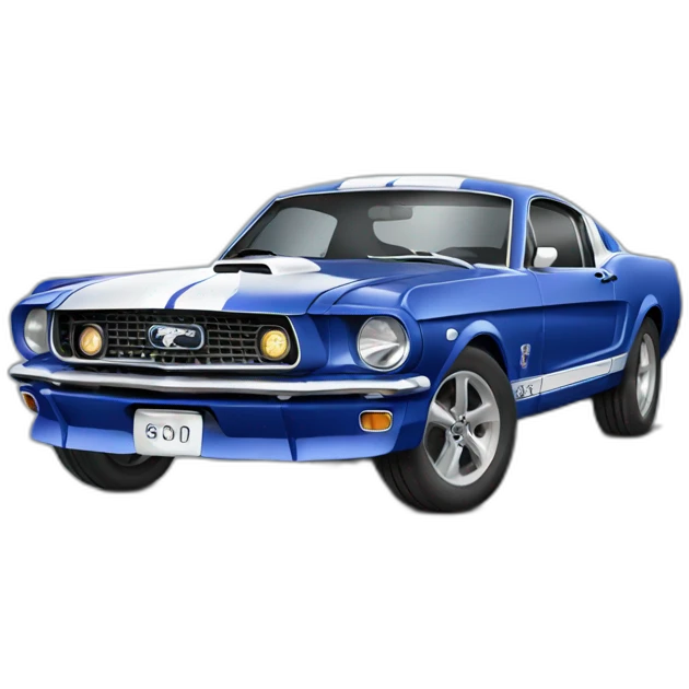 Voiture ford mustang emoji