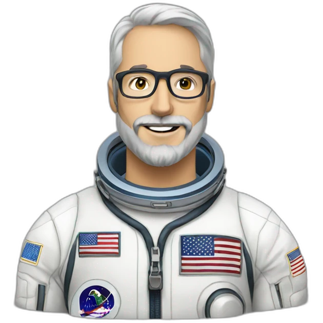 astronaut beard white-man glasses emoji