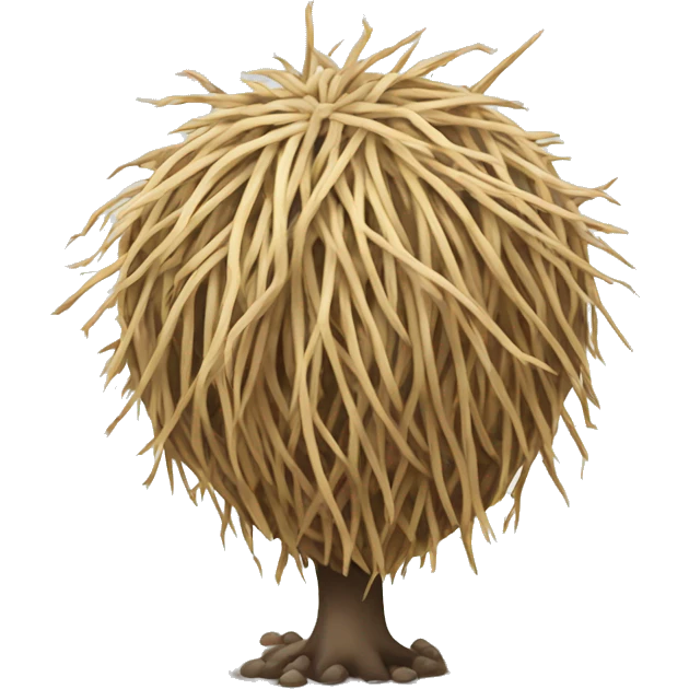 Realistic tumbleweed  emoji