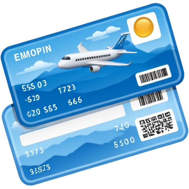 flight ticket emoji