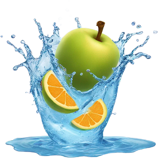 fruit water splash emoji