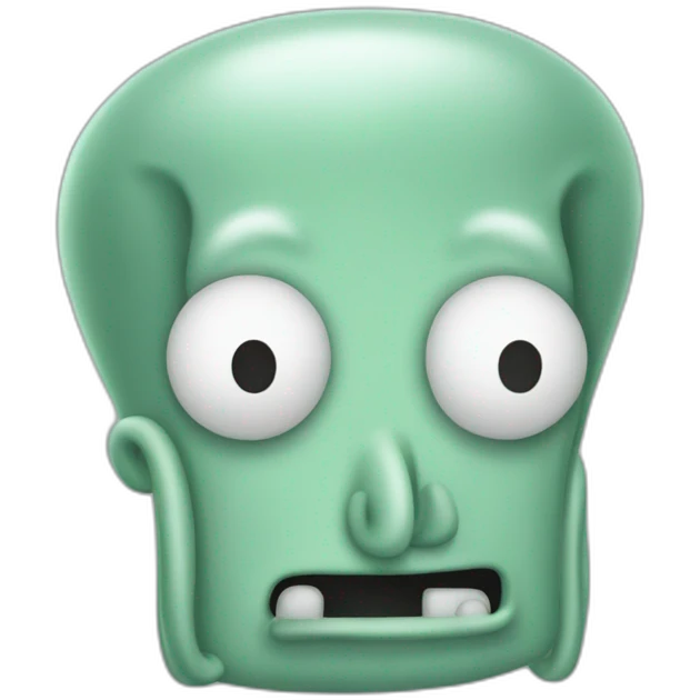 Squidward Q. Tentacles SpongeBob emoji