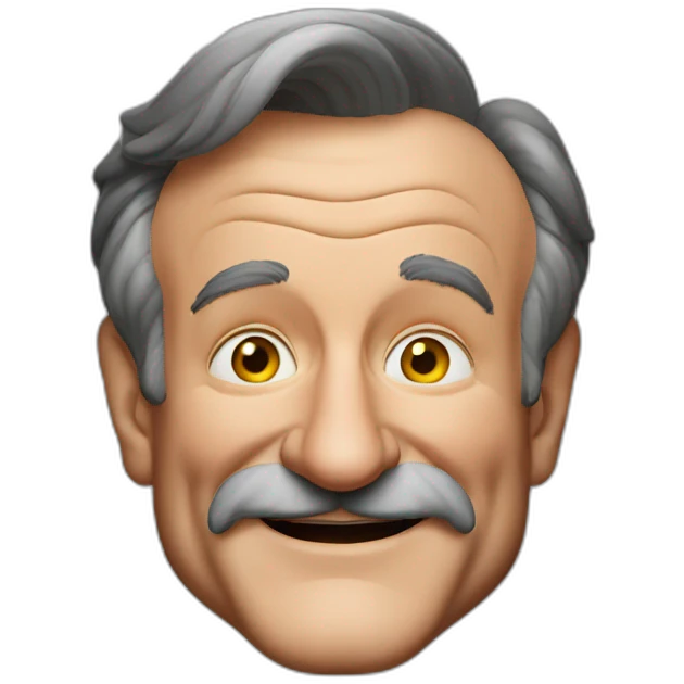 robin williams as the genie emoji
