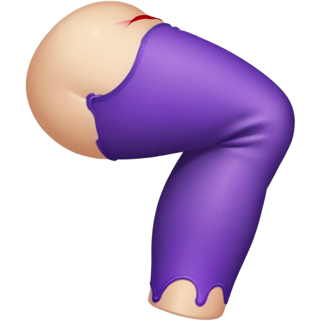 on the knee emoji