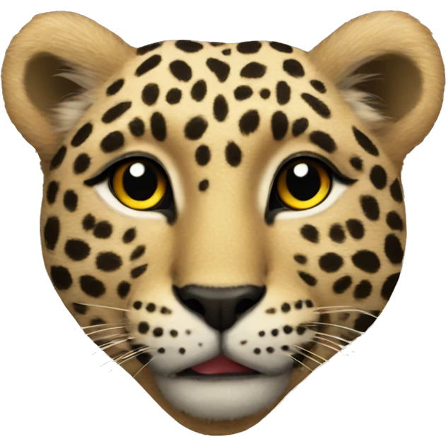 leopard heart emoji