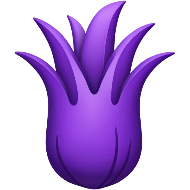 UBE root, simplified and bold, clean lines, looks like a brand logo emoji