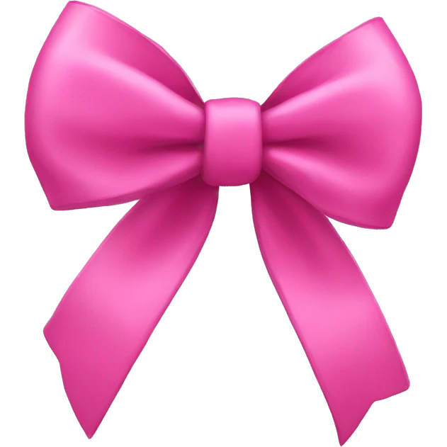 Pink bow  emoji