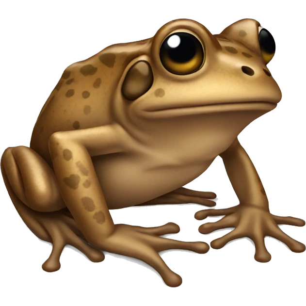 Brown frog  emoji