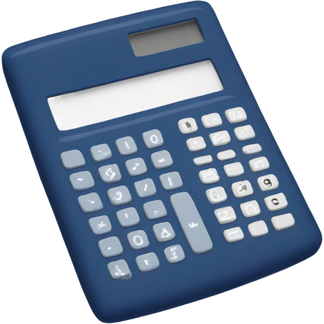 navi blue calculator emoji