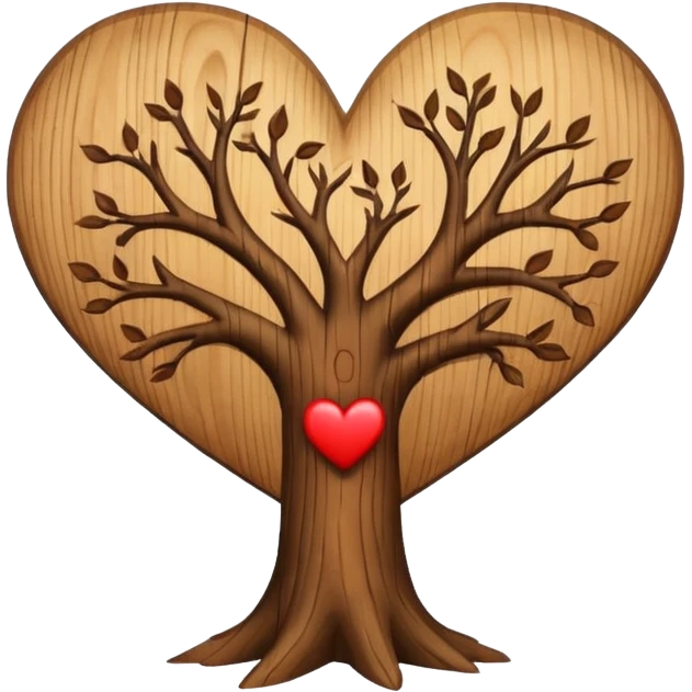 درخت قلب emoji
