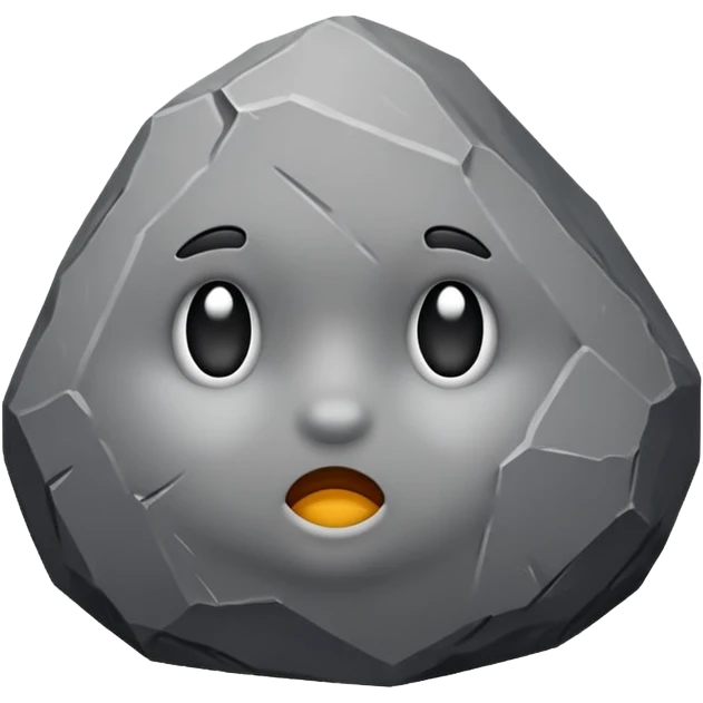 The rock  emoji