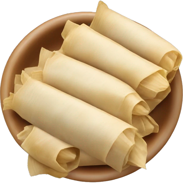 Plate of street tamales emoji