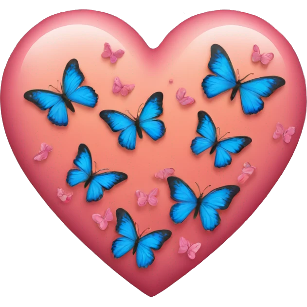 Heart with butterflies  emoji