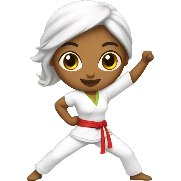 Capoeira mulher emoji