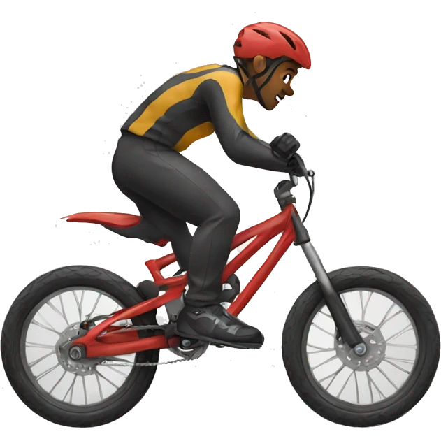 Bike jump emoji