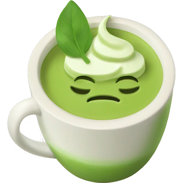 Matcha latte emoji
