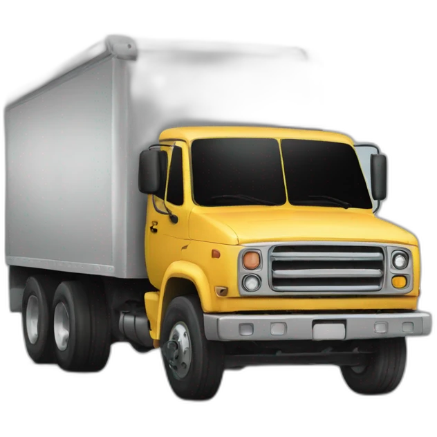 weird truck emoji