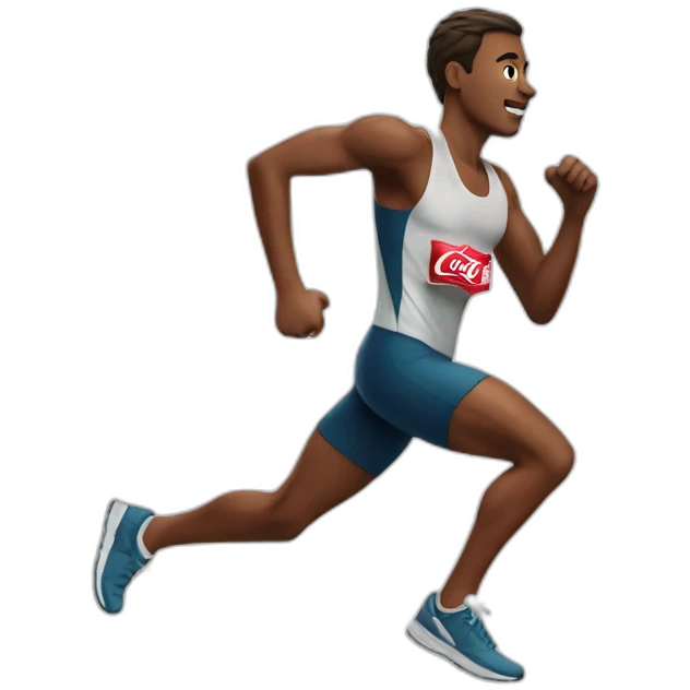 runner coke emoji