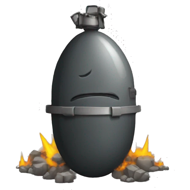 Bomb tired emoji