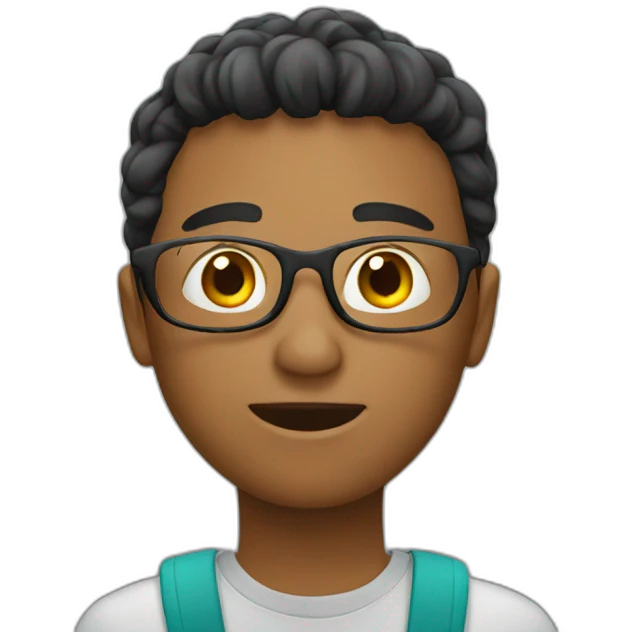 Student learning emoji