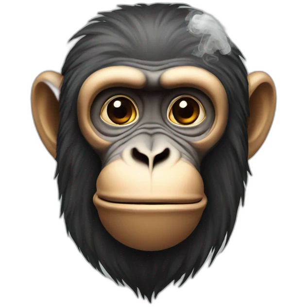 monkey smoke emoji