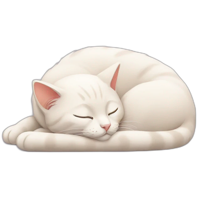 Cat sleep emoji