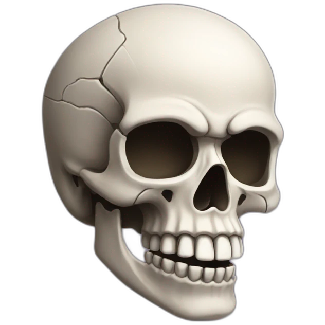 Bad skull emoji