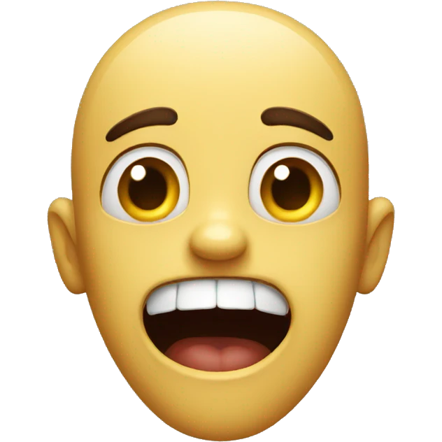 scared smile emoji