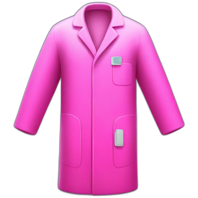 "laboratory coat" NEON PINK emoji