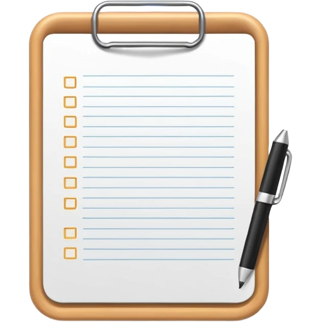 notepad with outlined shapes emoji