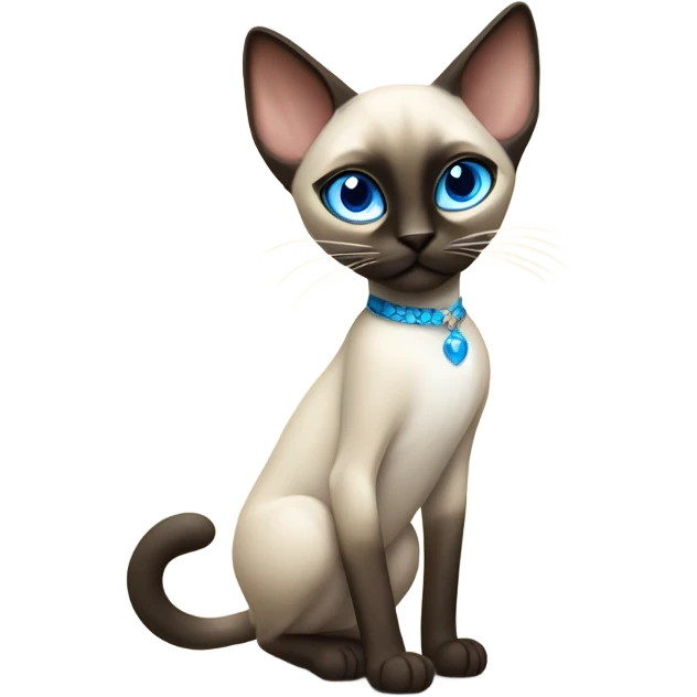 Dancing Siamese cat emoji
